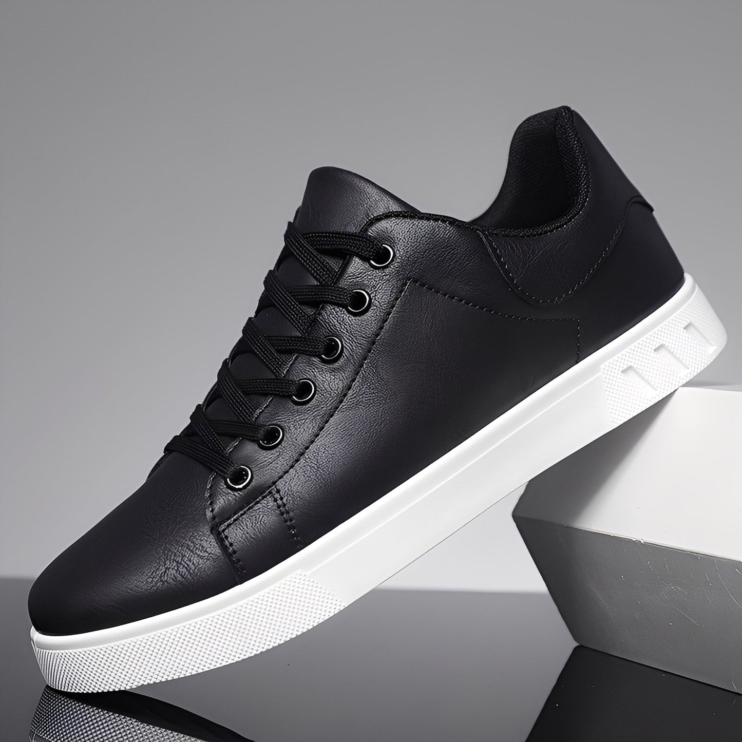 Jerome - Pantofi din piele plati moderni pentru bărbați