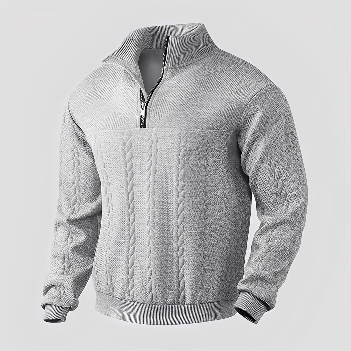 Warren - Pulover clasic din cașmir cu fermoar pentru dame