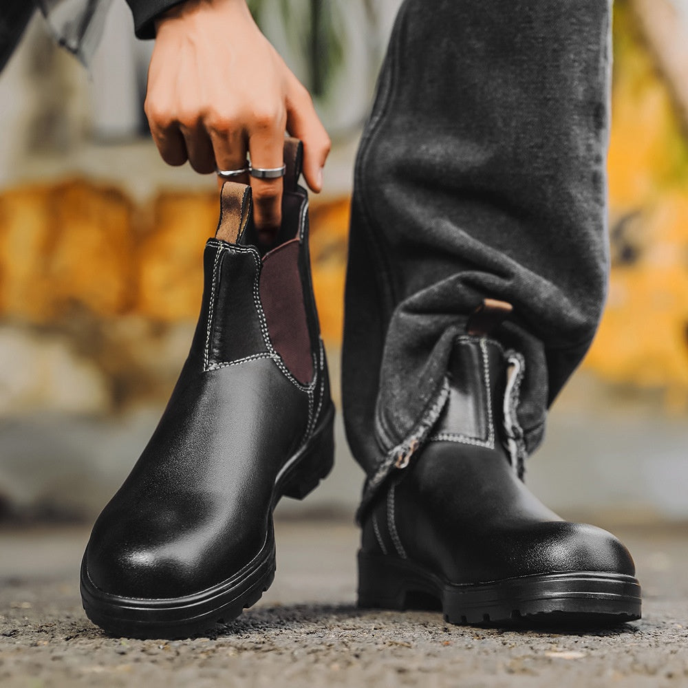 Gilbert - Cizme elegante din piele vintage pentru bărbați