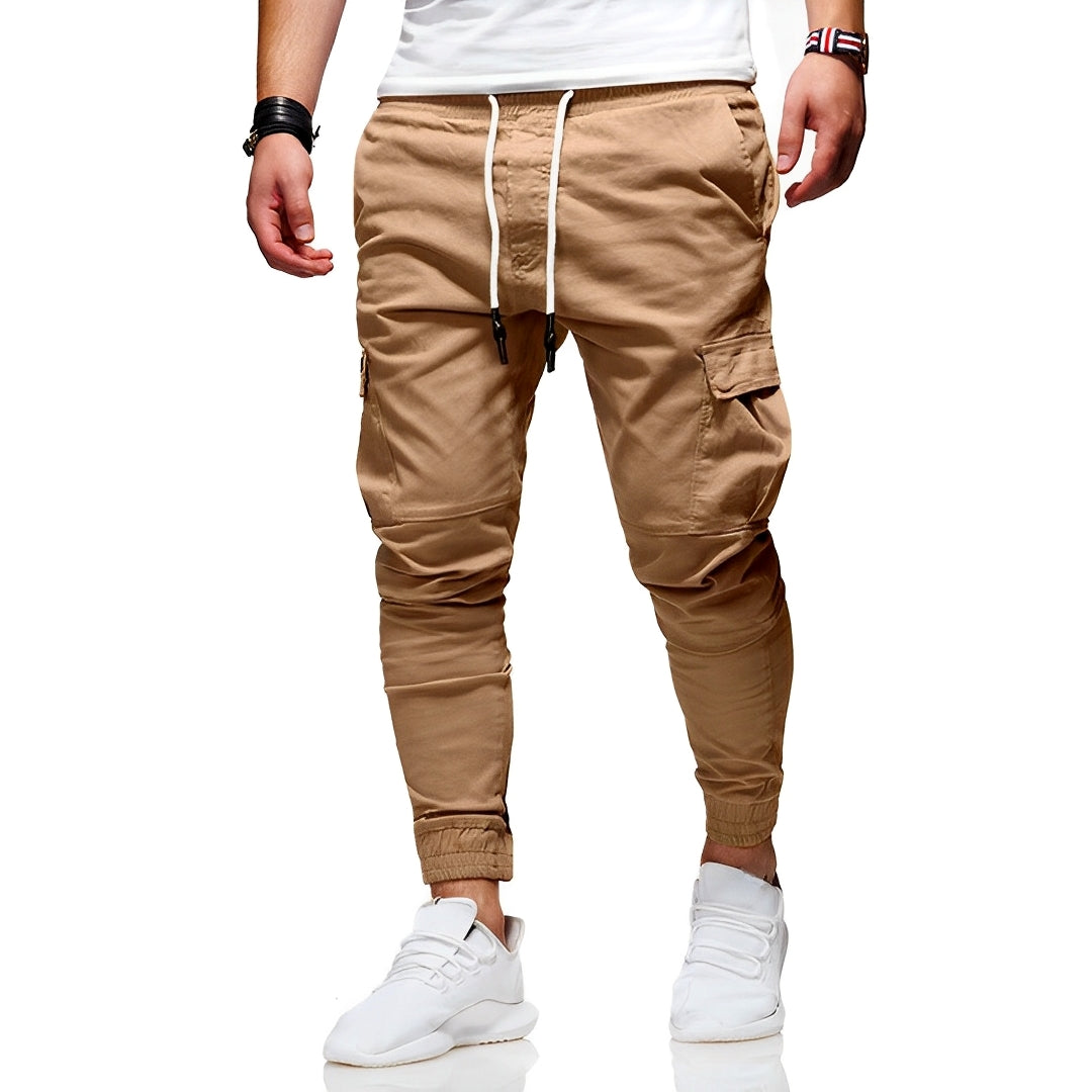Dederick - Pantaloni Cargo Stilati pentru Bărbați