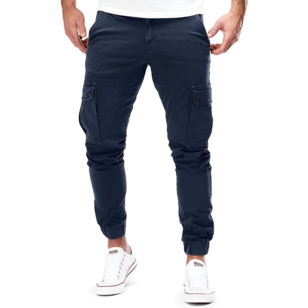 Dederick - Pantaloni Cargo Stilati pentru Bărbați