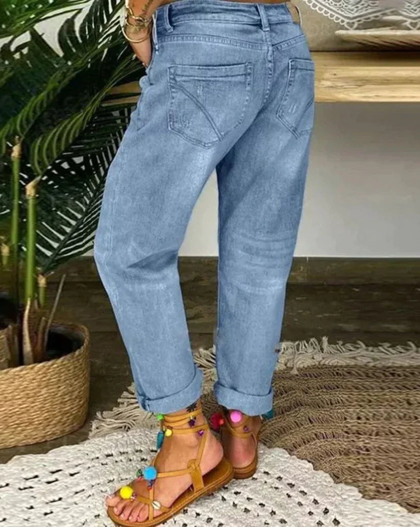 Gianne - Jeans de Vară Versatili și Rezistenți