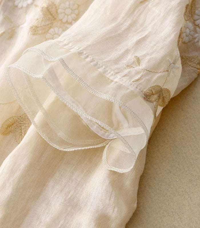 Eloise - Bluză elegantă cu broderie rafinată