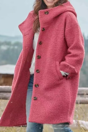 Cristy - Palton din Amestec de Lână Chic Clasic