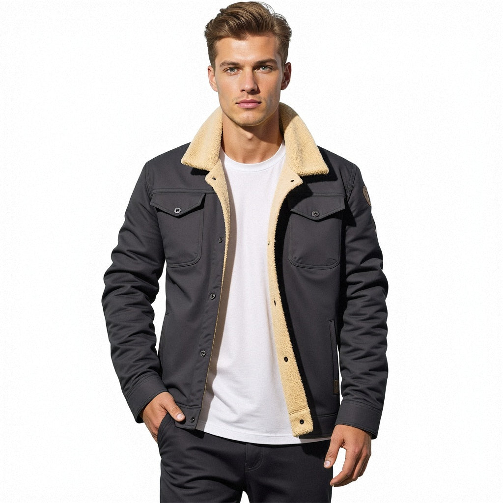 Chris - Jachetă bomber vintage pentru bărbați