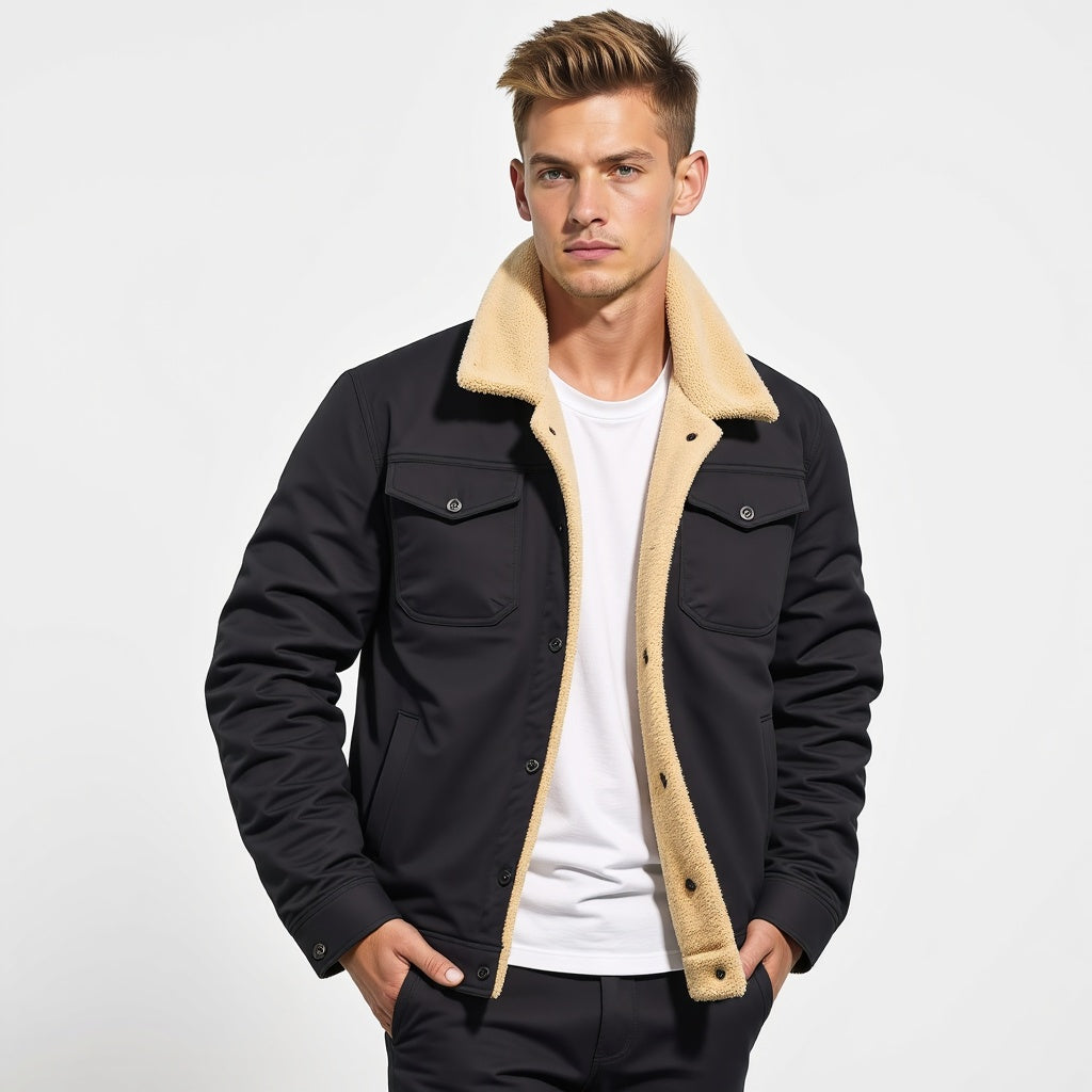 Chris - Jachetă bomber vintage pentru bărbați