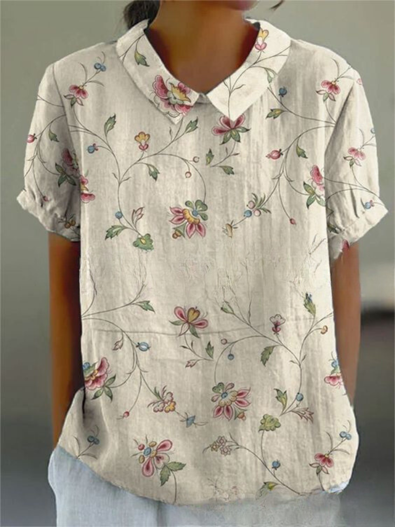 Shelby - Bluza Vintage cu Flori Femei Lejer