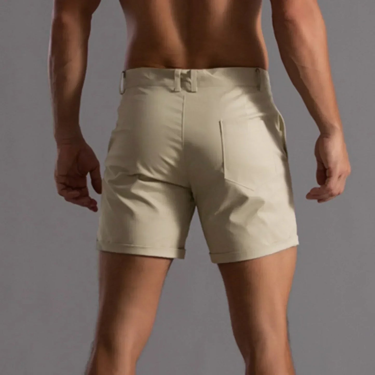 Andrie - Pantaloni Scurți Chino Bărbați Vară Elegant