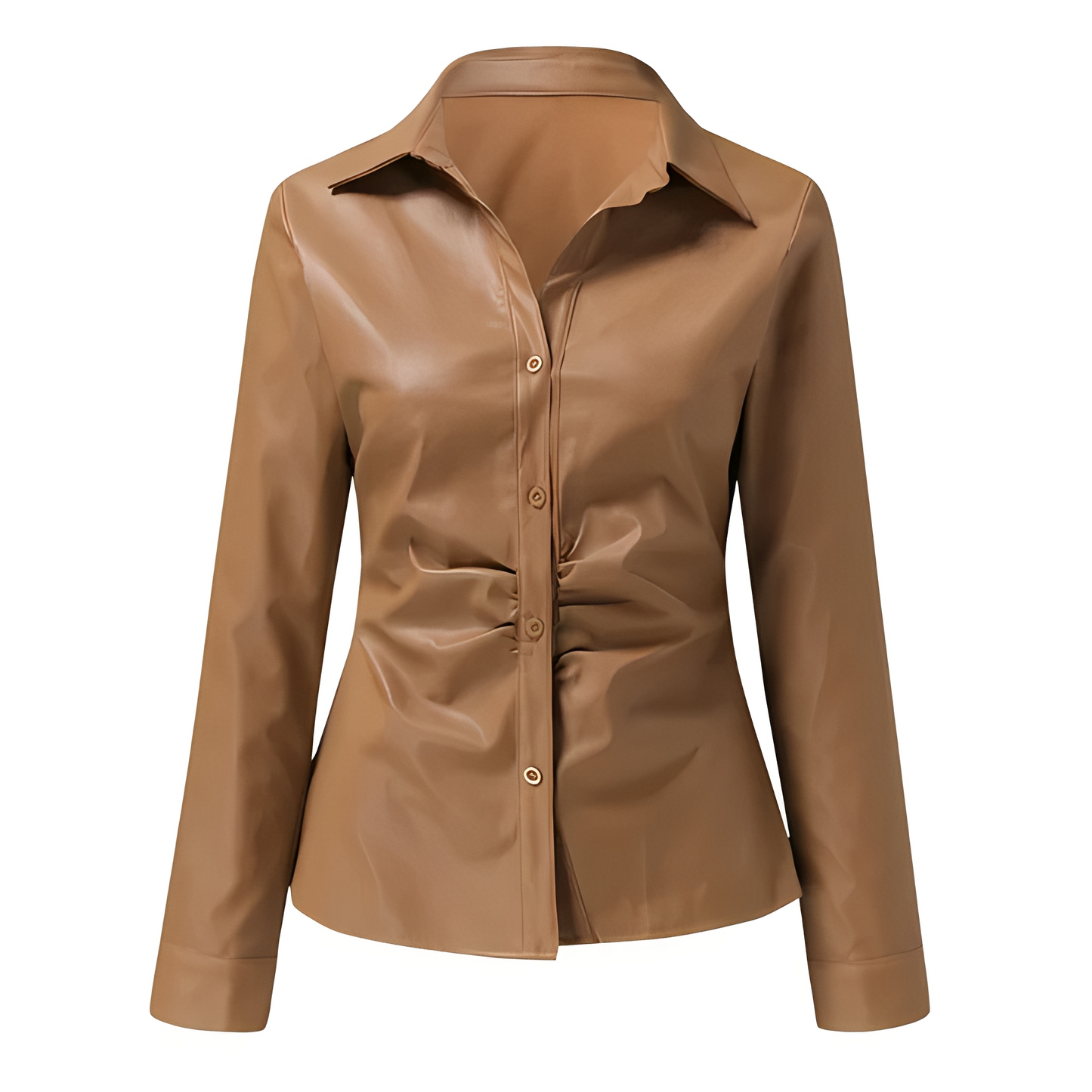 Cyriele - Bluza trendy din piele pentru femei