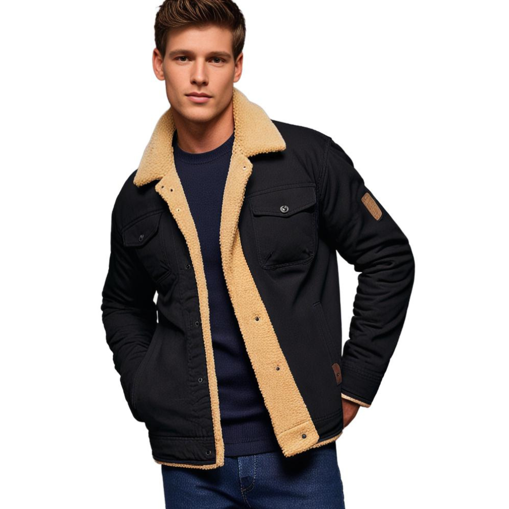 Chris - Jachetă bomber vintage pentru bărbați