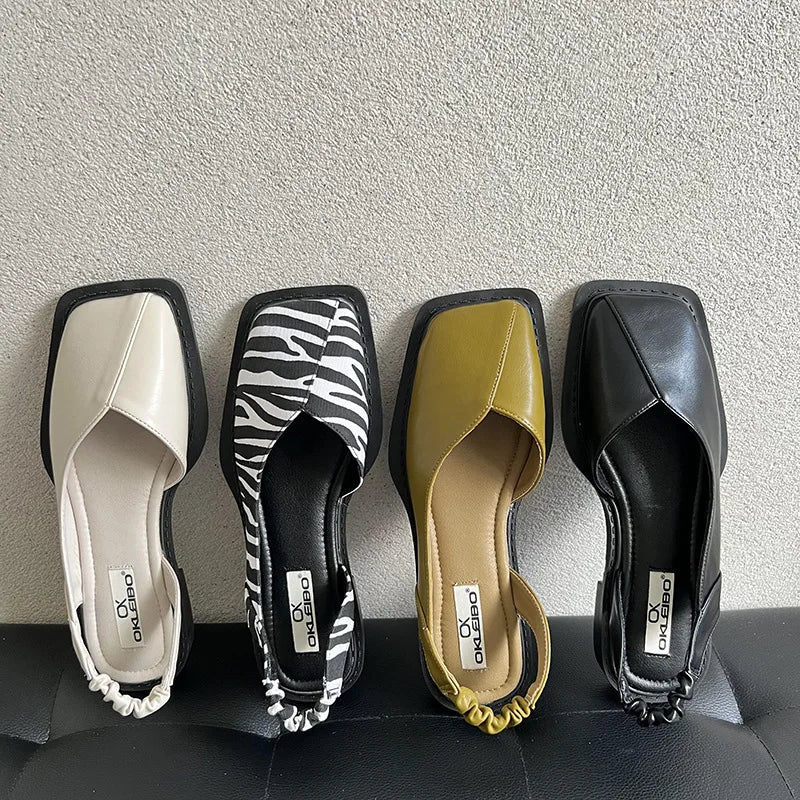 Camille - Slingback-Sandale Stil Urban