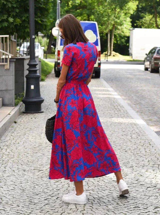 Cadlín - Rochie midi confortabilă pentru dame