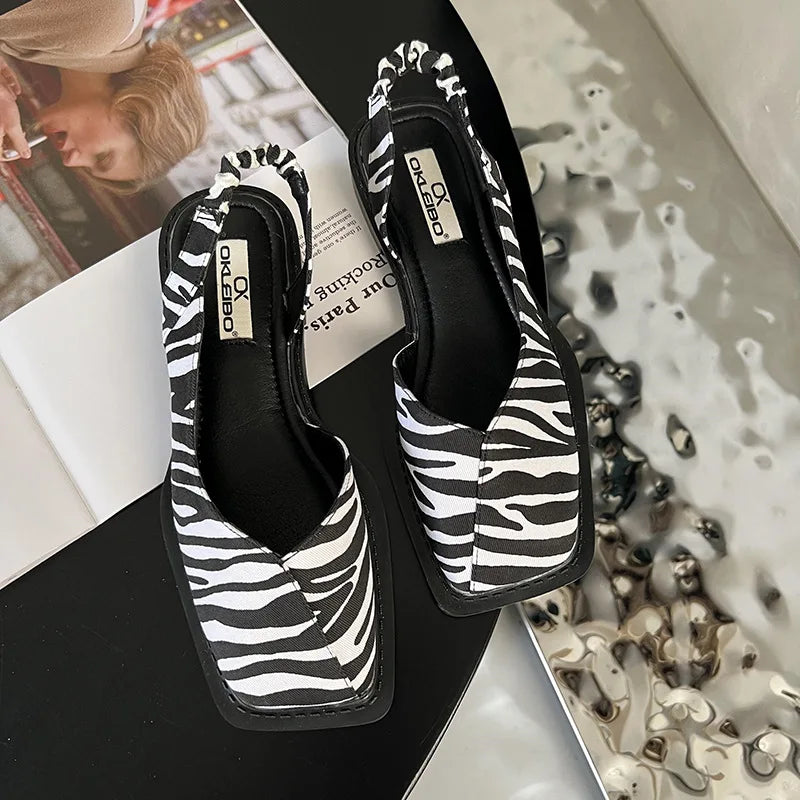 Camille - Slingback-Sandale Stil Urban