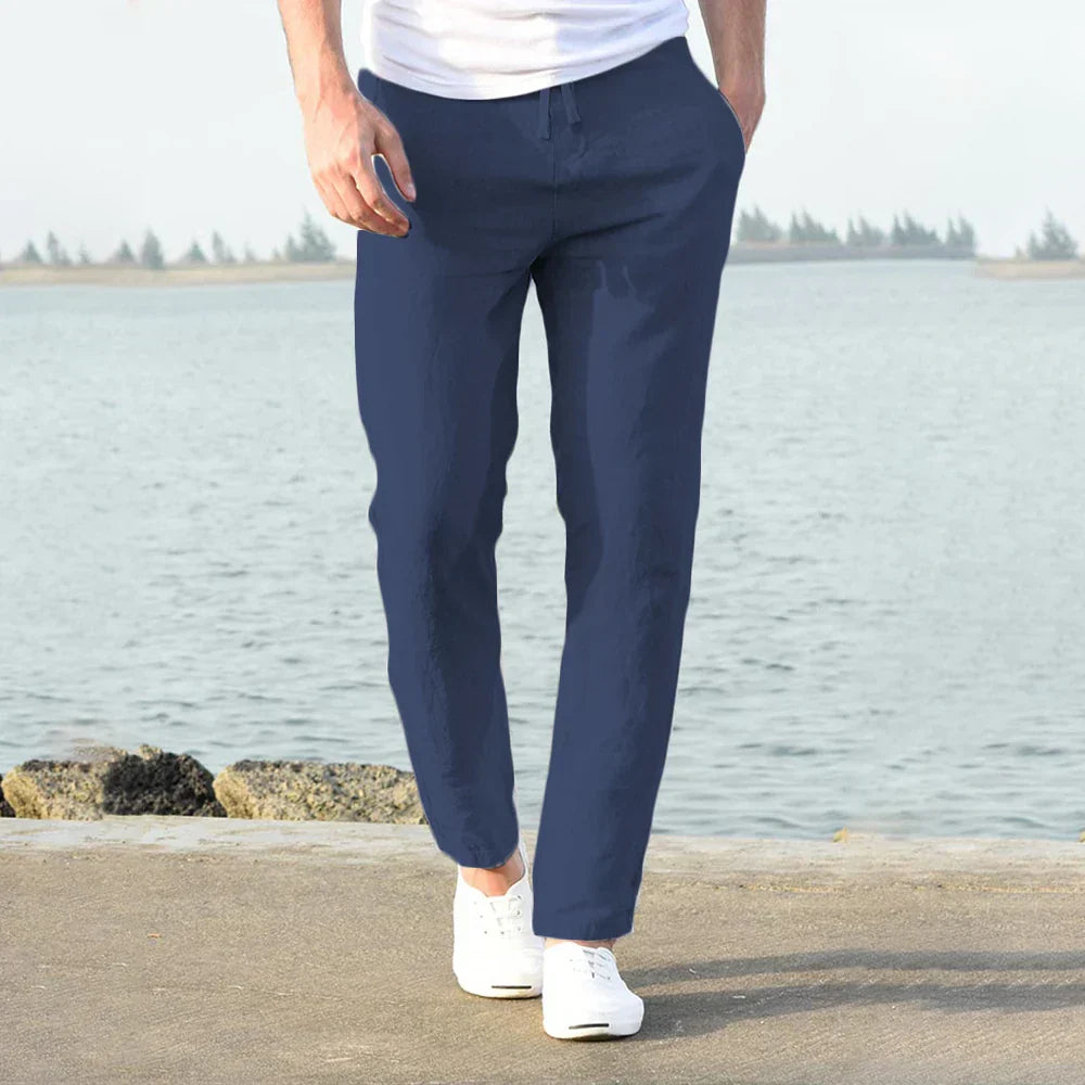 Aurelius - Bărbați Ușoară Bumbac-In Pantaloni