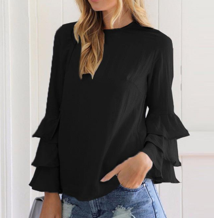 Anya – Pulover Moale cu Decolteu Rotund Flotant