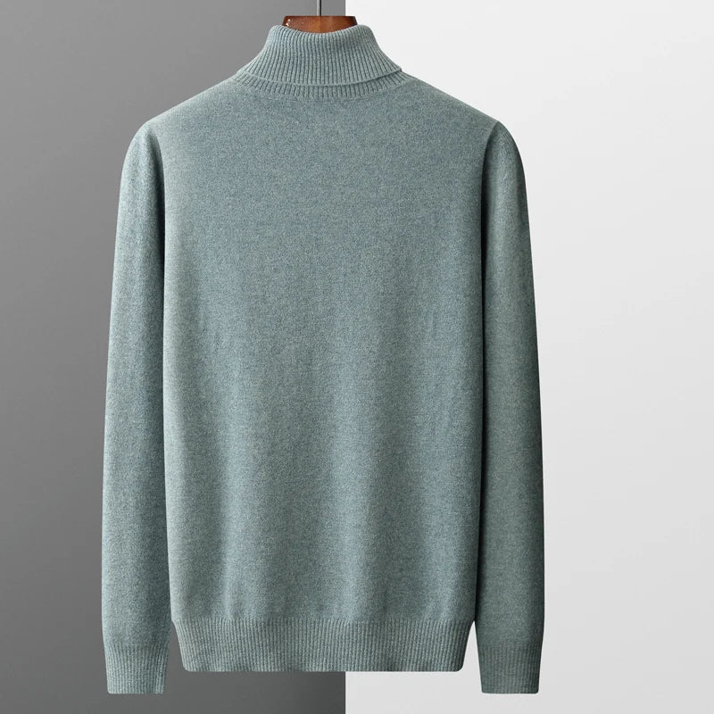 Adam - Clasic Merino Pulover cu Guler Înalt