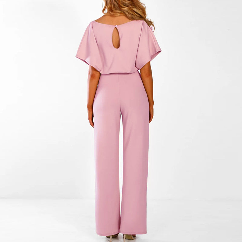 Emilia – Salopeta de dama eleganta cu centura in talie
