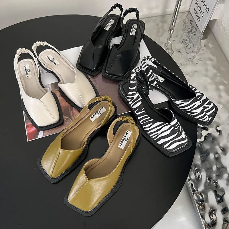 Camille - Slingback-Sandale Stil Urban