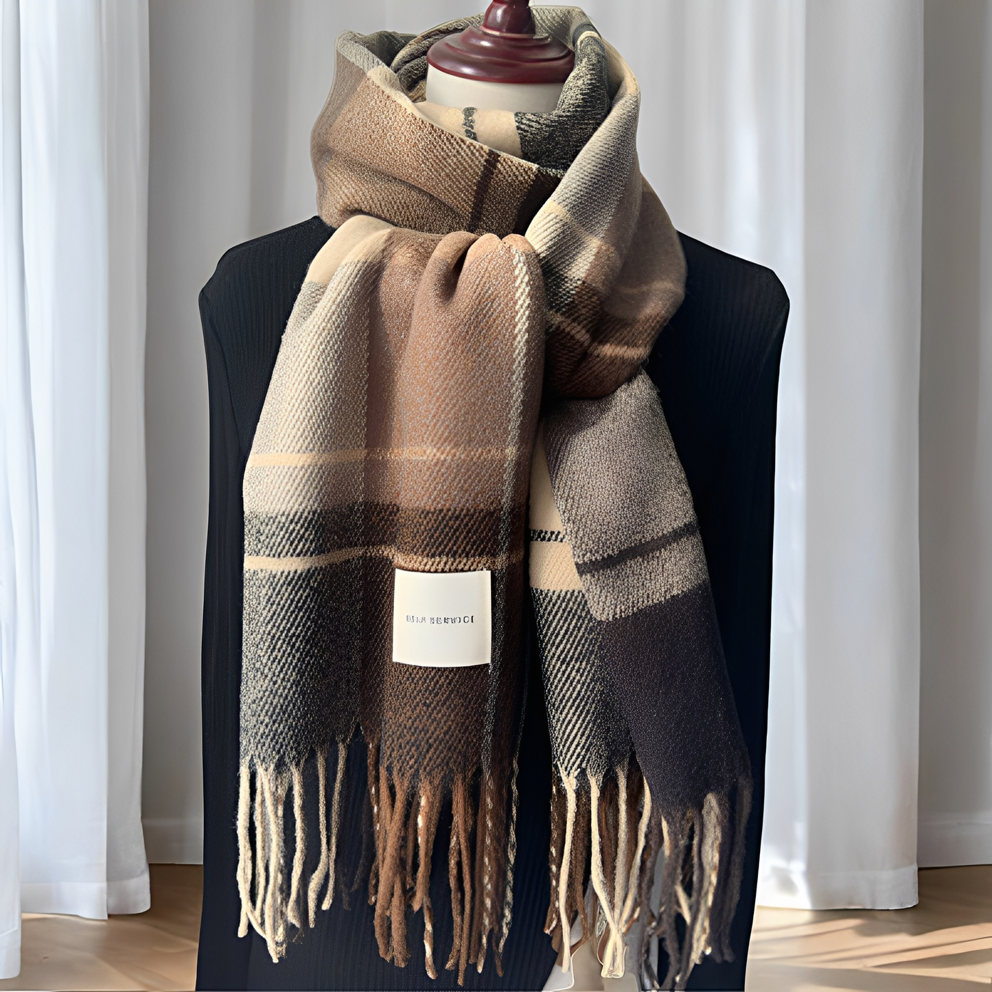 Charmaine - Elegant, cald palton lung pentru femei