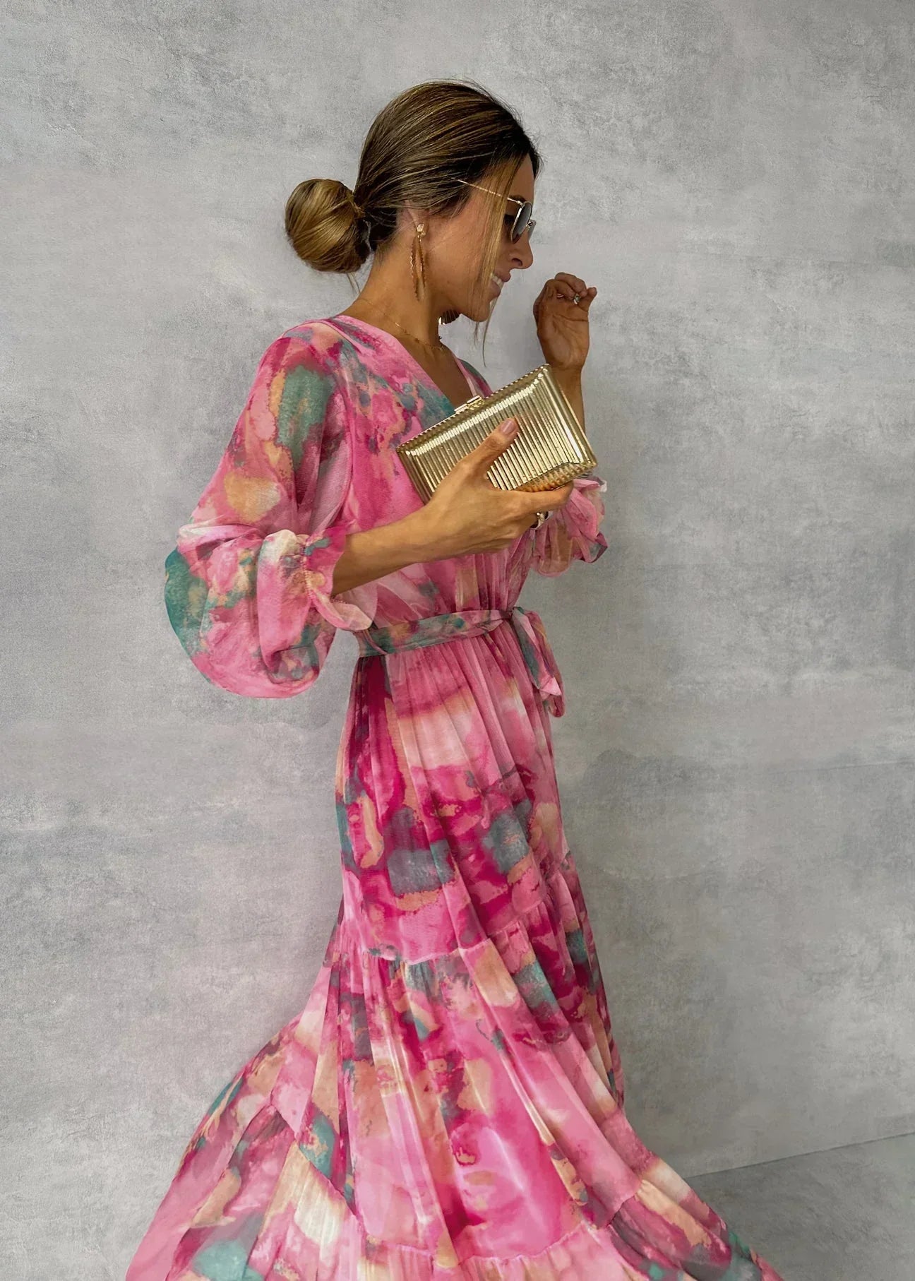 Nina – Rochie de vară lejeră cu mâneci lungi