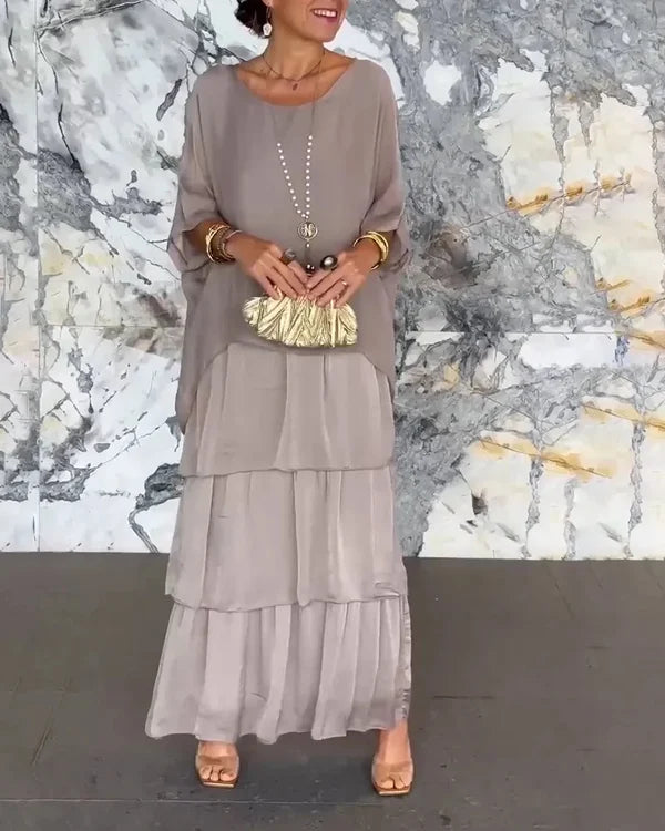 Evelyn - Rochie elegantă din chiffon
