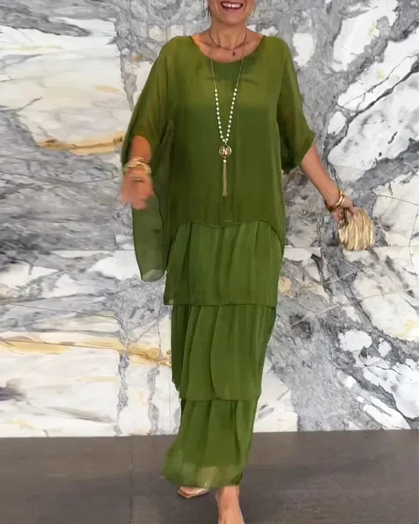 Evelyn - Rochie elegantă din chiffon