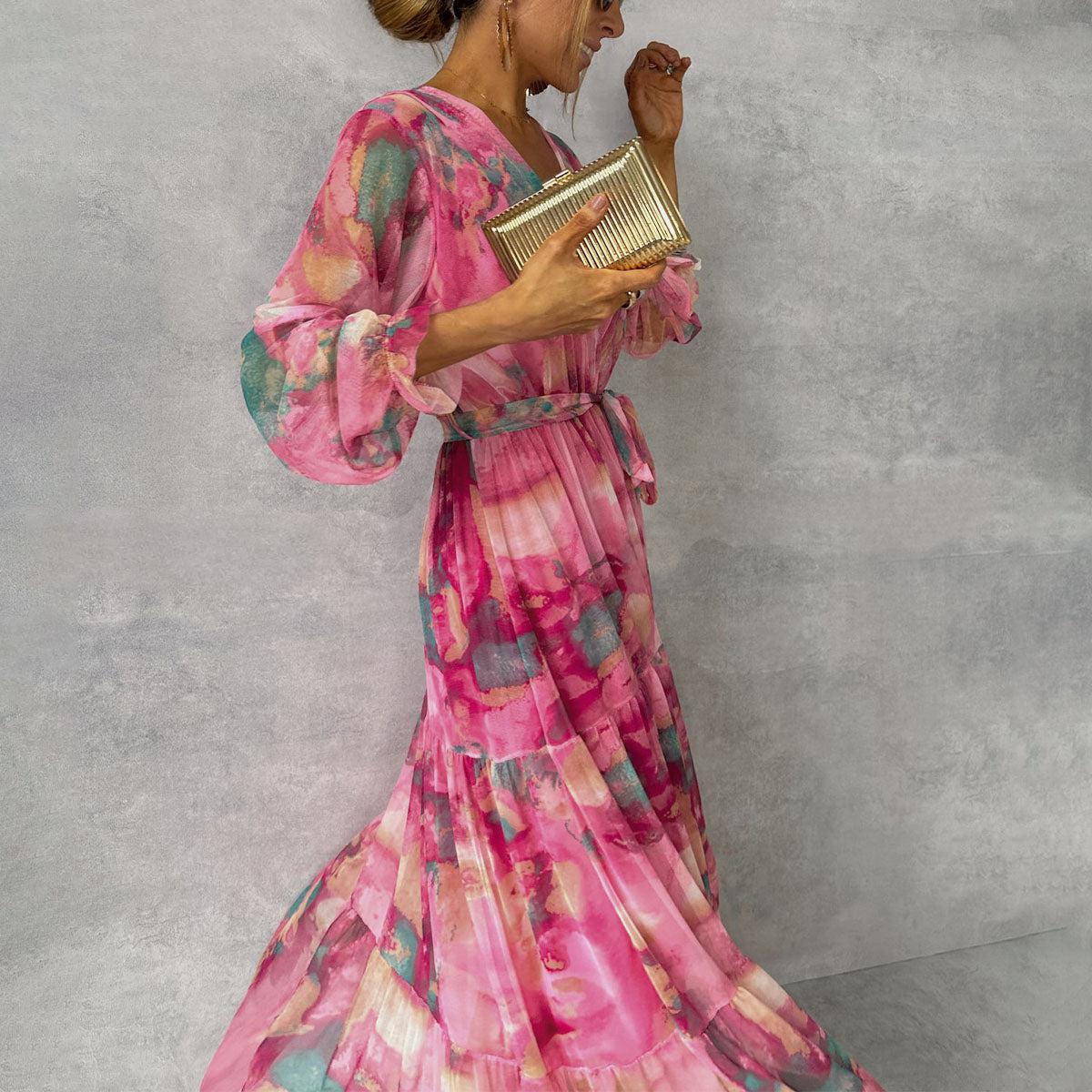 Nina – Rochie de vară lejeră cu mâneci lungi