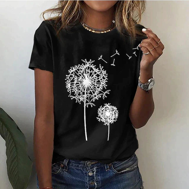 Nianna - Femei Tricou Vară Mânecă Scurtă