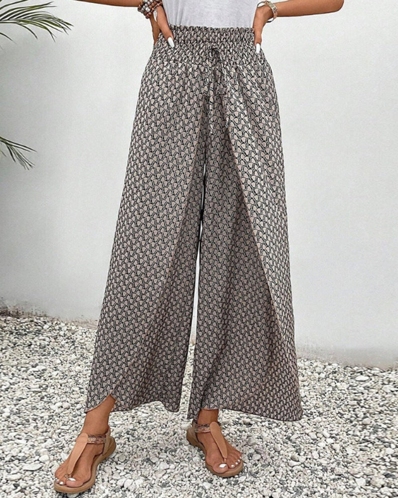 Sapphira - Pantaloni damă cu model grafic