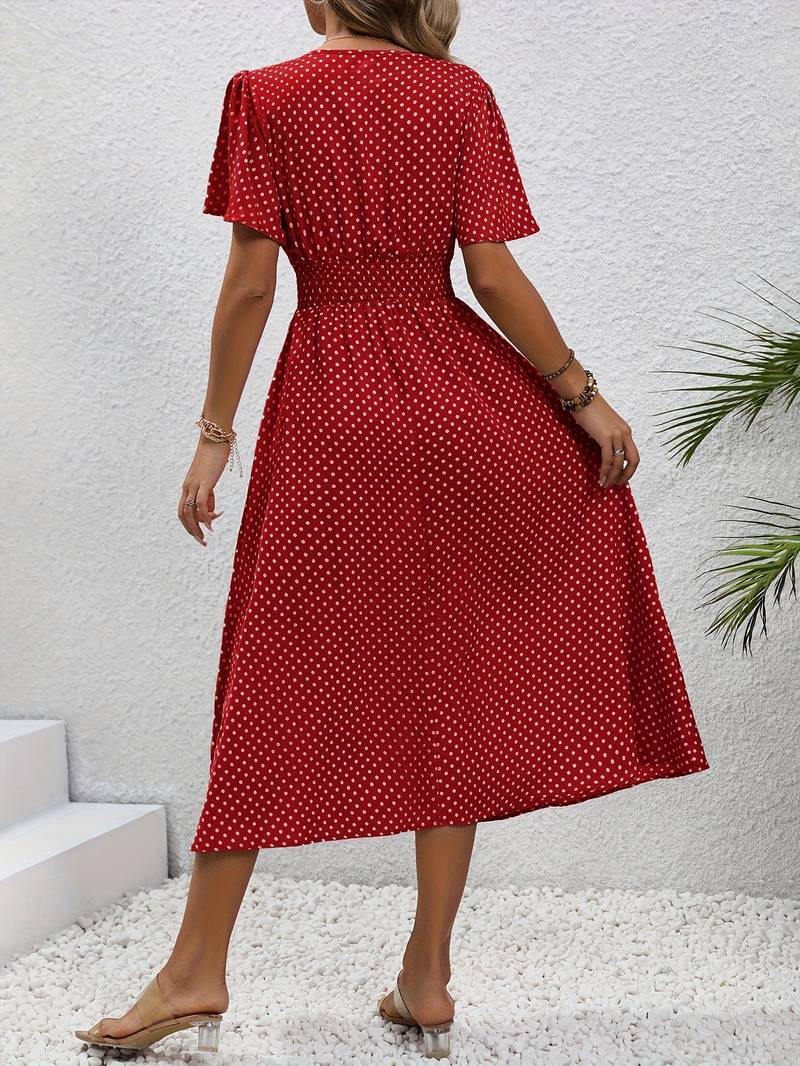Melanie - Rochie cu Imprimeu Floral Vibrant pentru Primăvară și Vară