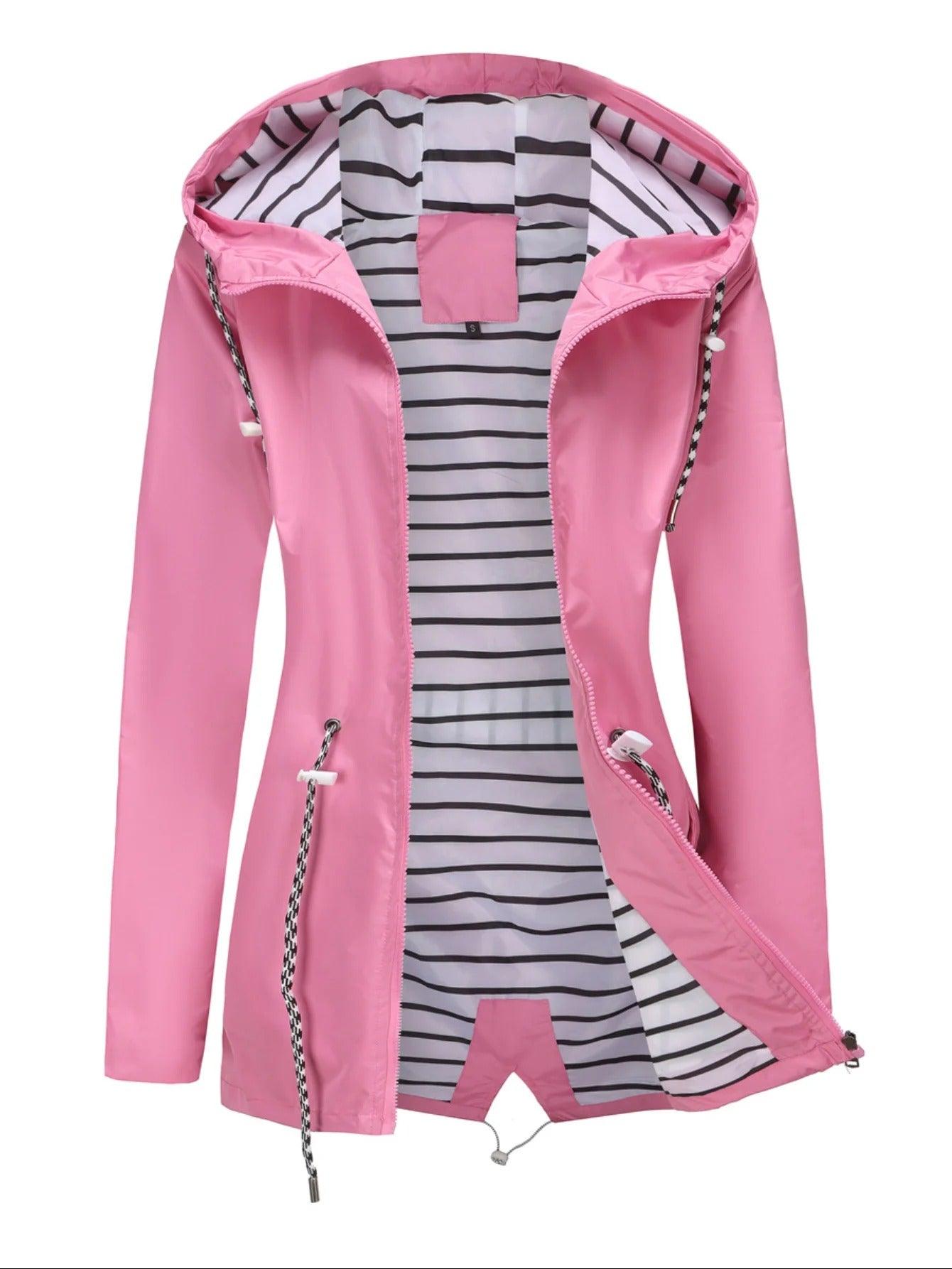 Nathalie – Jachetă Lungă Impermeabilă