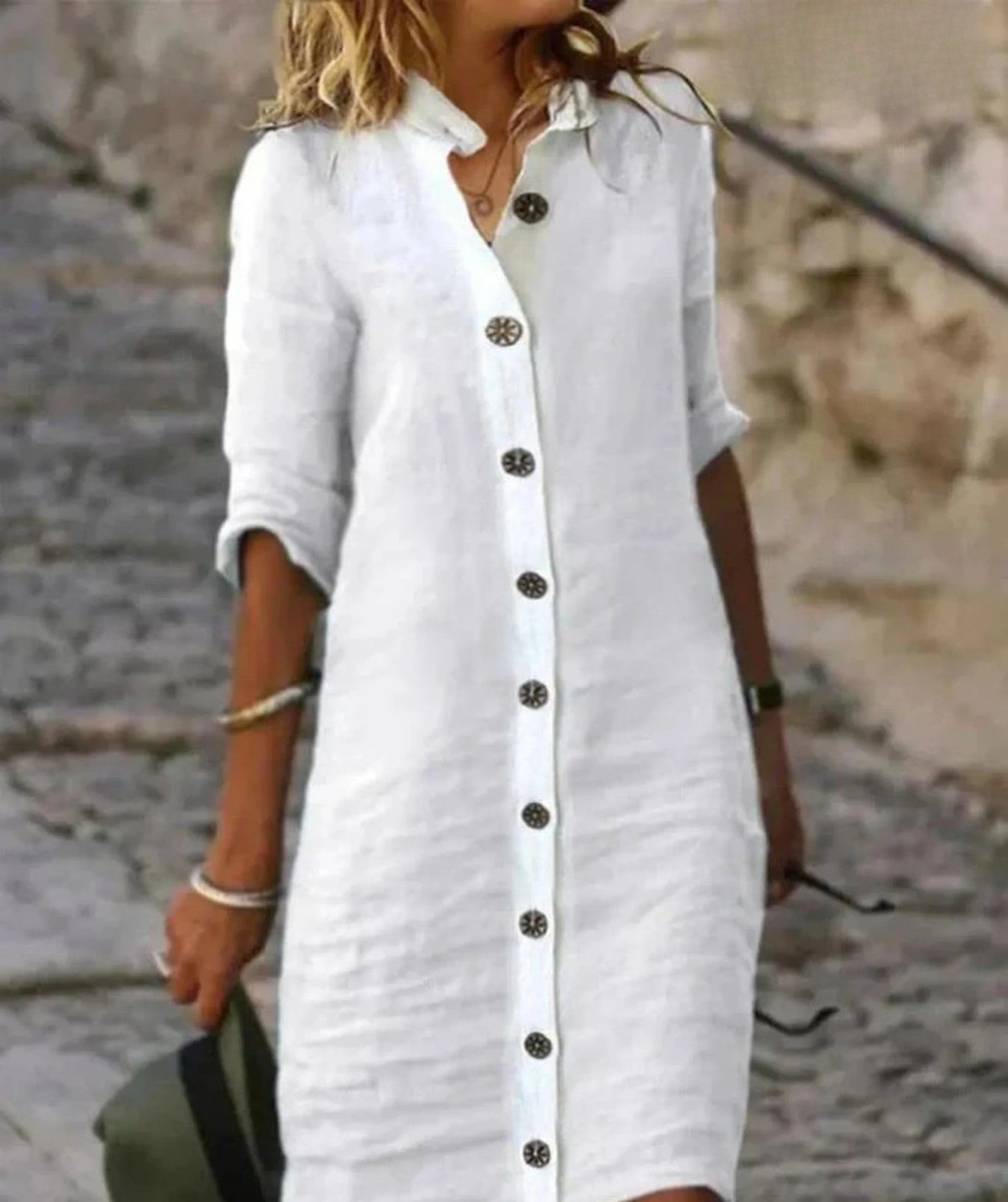 Tilda – Rochie de vară cu nasturi