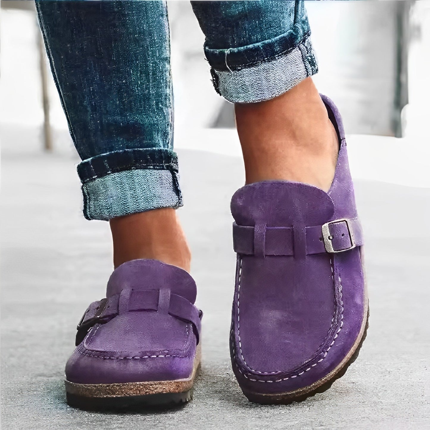 Kestrel - Pantofi din piele întoarsă casual pentru femei