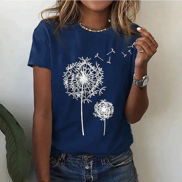 Nianna - Femei Tricou Vară Mânecă Scurtă