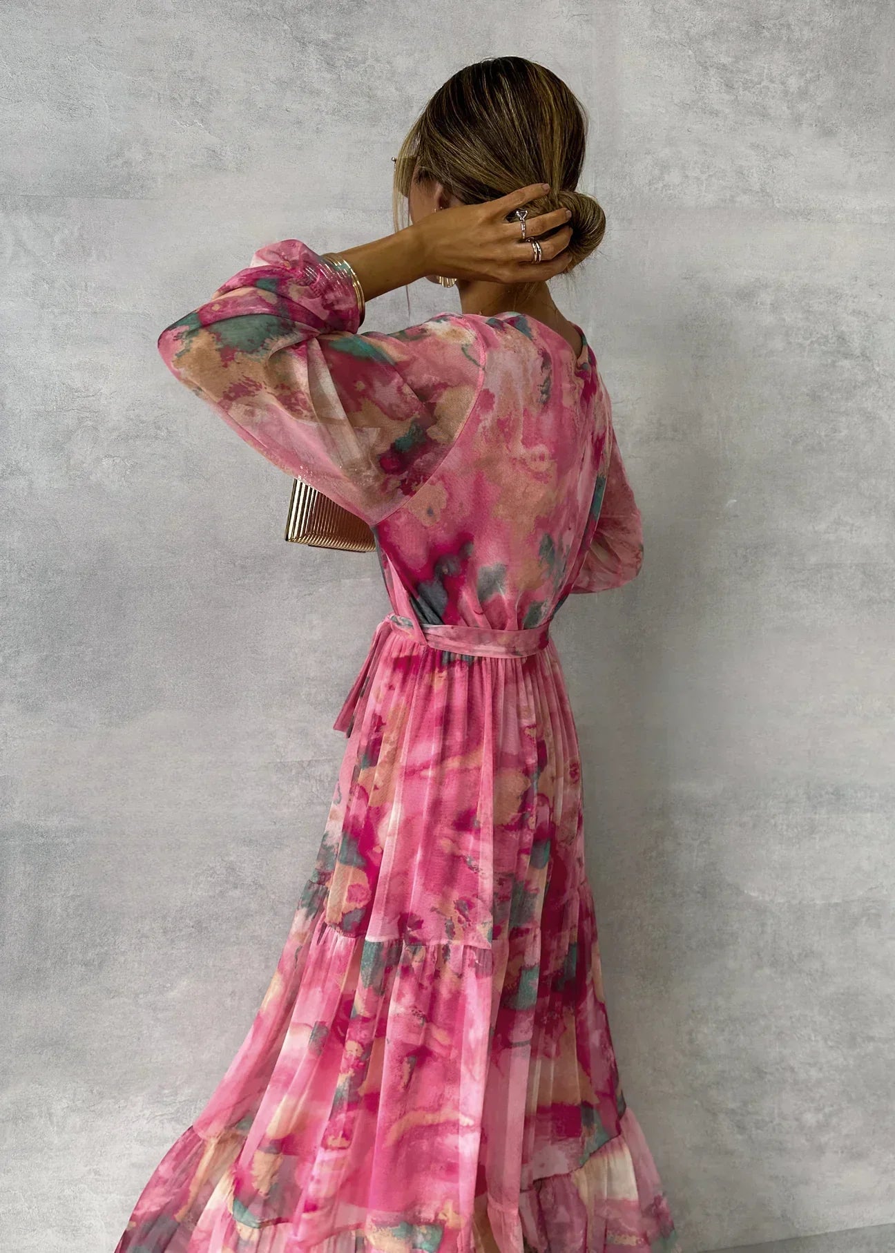 Nina – Rochie de vară lejeră cu mâneci lungi