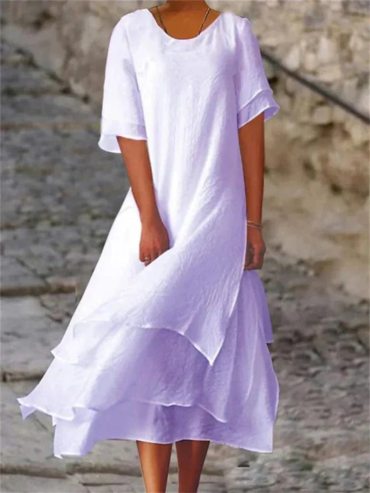 Maya - Rochie lungă elegantă cu croială feminină