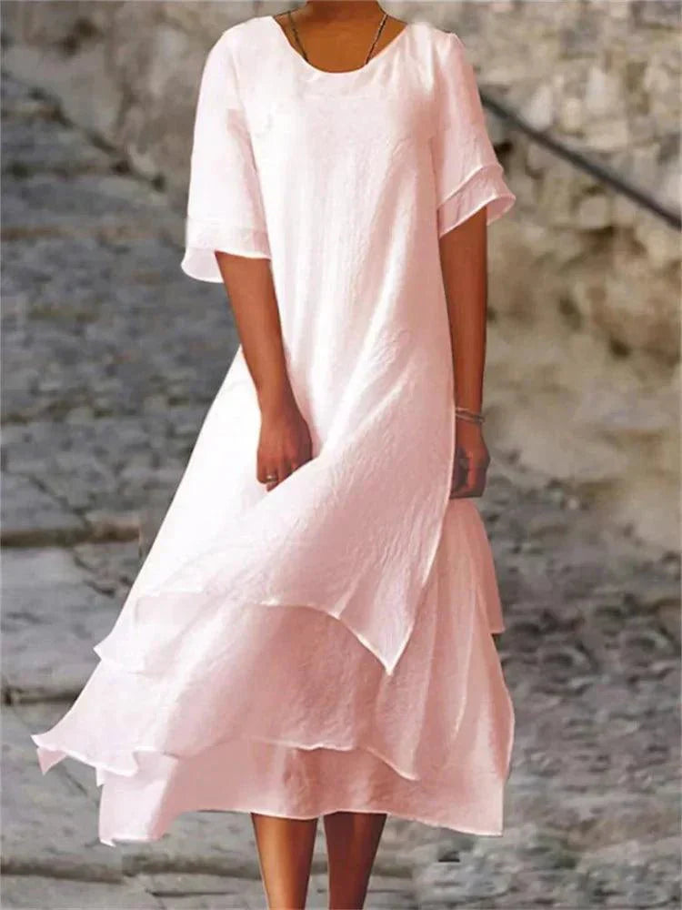 Maya - Rochie lungă elegantă cu croială feminină