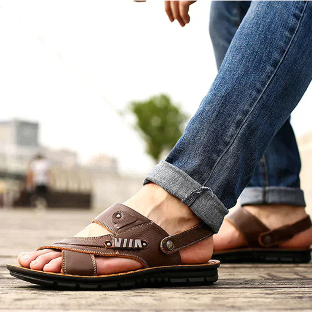 Jenson - Sandale ortopedice simple și elegante pentru bărbați