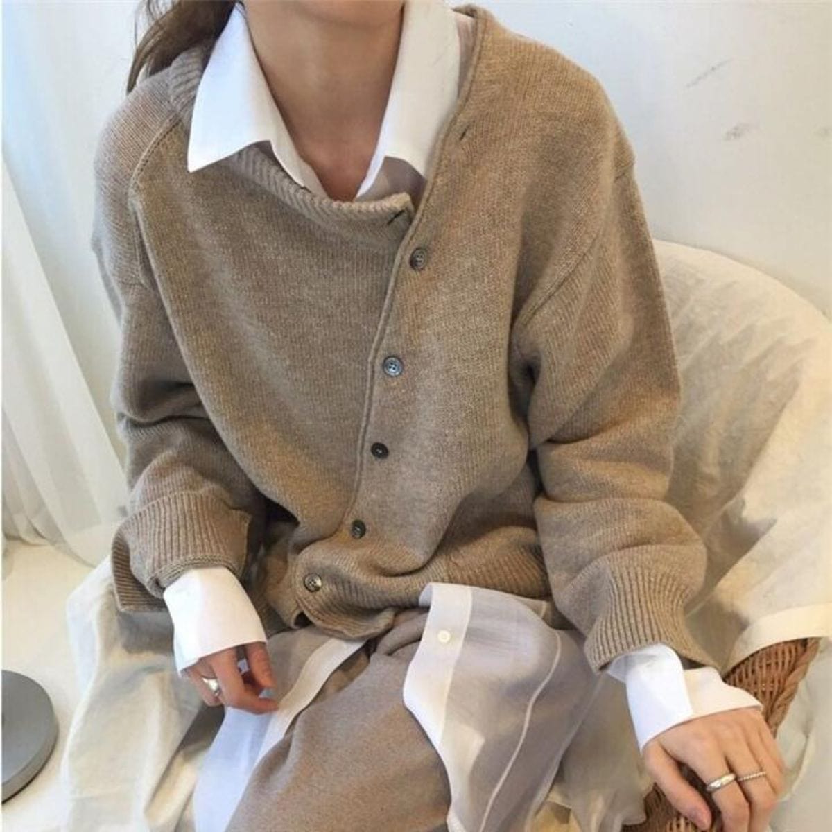Erica - Jachetă în look modern cu detalii de nasturi