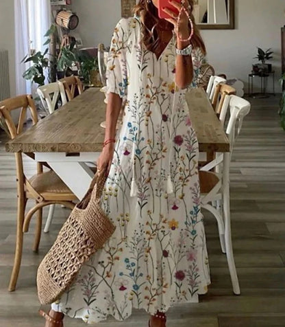 Dianna – Rochie boho cu croială care avantajează zona taliei