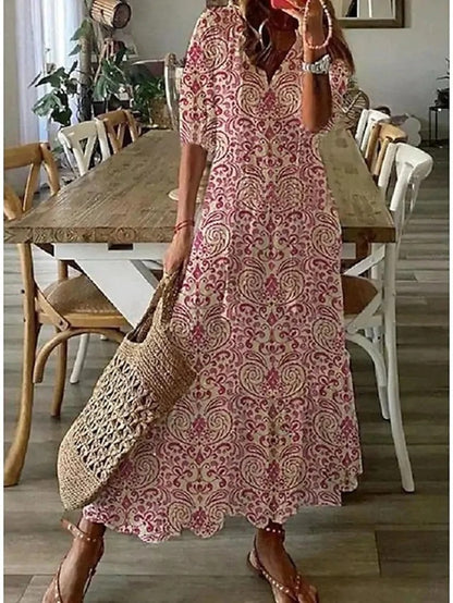 Dianna – Rochie boho cu croială care avantajează zona taliei