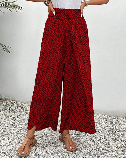 Sapphira - Pantaloni damă cu model grafic