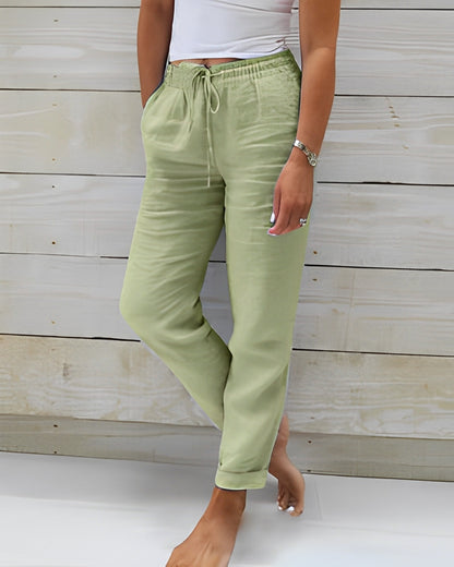 Roxanna - Pantaloni confortabili cu bandă elastică pentru femei