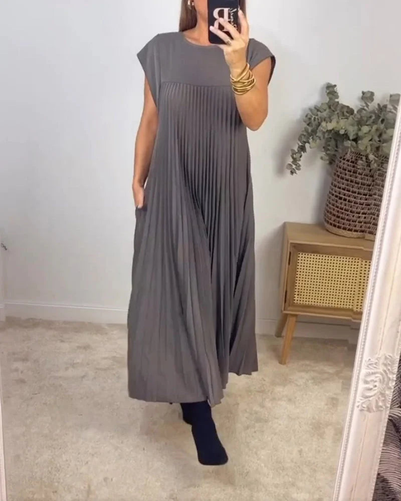 Gillian - Elegant Maxi Dress Monocrom