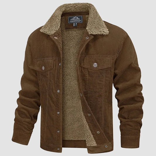 Leif - Jachetă robustă din cord pentru un look urban