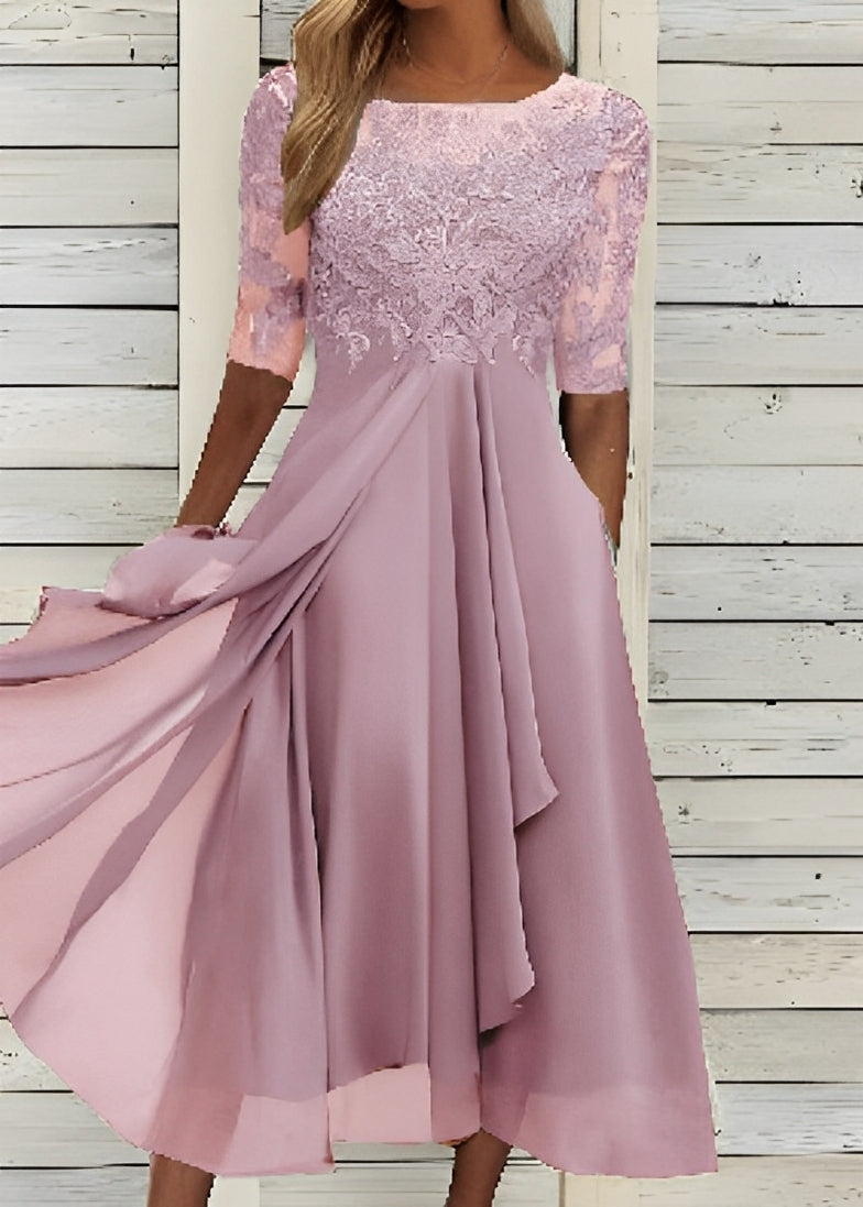 Colleen - Rochie elegantă, decupată din dantelă pentru femei