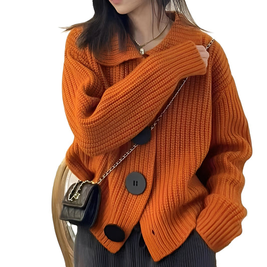 Alexus - Cardigan lejer cu nasturi pentru femei