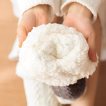 Danika - Șosete stilate tricotate cu model inimă pentru femei