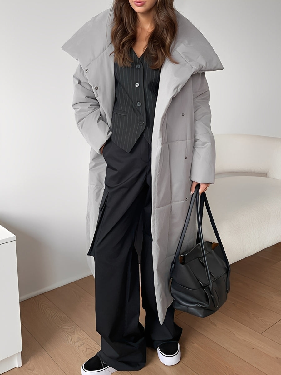 Adaline - Lungă, caldă, geacă matlasată pentru femei