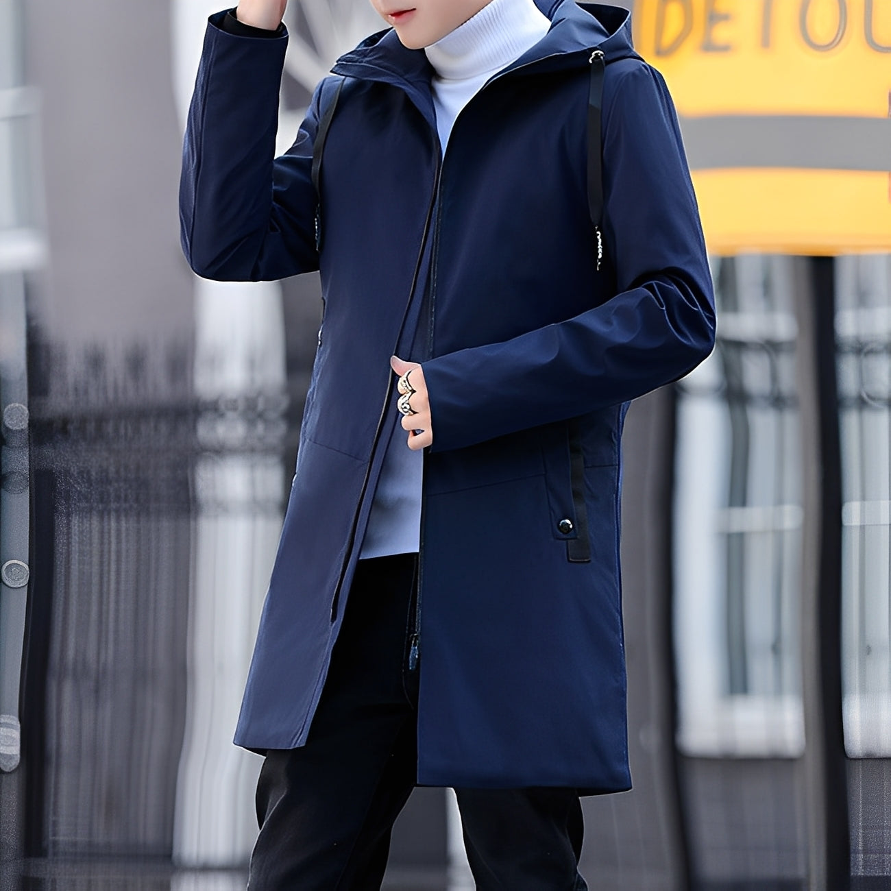 Derren - Jachetă lejeră cu glugă pentru bărbați